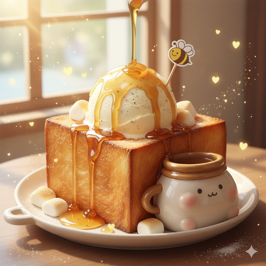 もこもこハニートースト